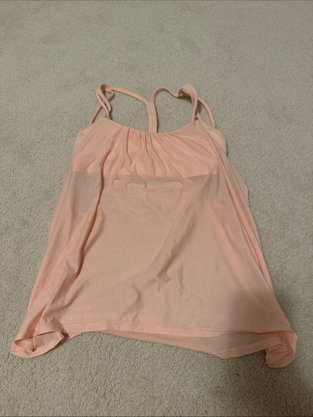 lululemon athletica peach Strappy Tank